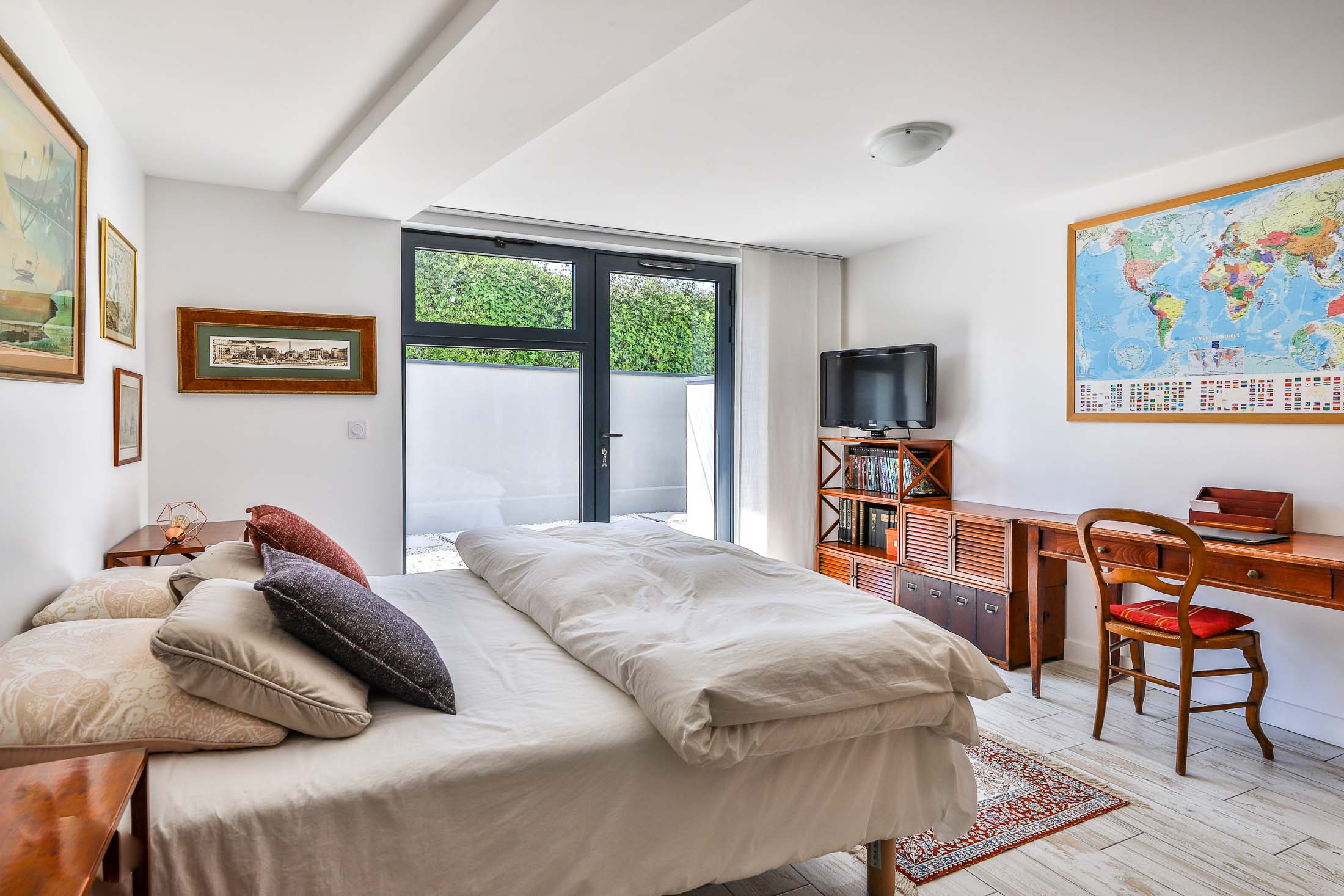 Chambre d’une maison dans les Landes
